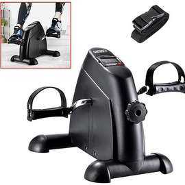 Mini vélo d'exercice pour jambes et bras avec écran LCD
