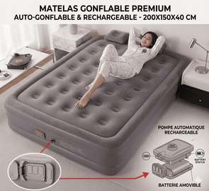 Matelas Gonflable Électrique 40 cm