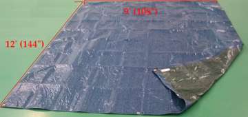 Bâche BLUE HAWK 3m65 x 2m74