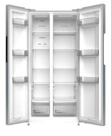 SIDE BY SIDE HISENCE 2PORTES 428LI INVERTER INOX RC55WS4SA