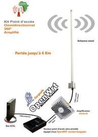 kit Wifi  Outdoor Omni 65dbi Longue distance