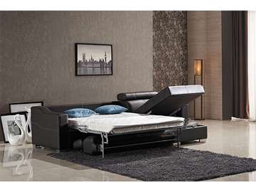 SALON EN CUIR 3 PLACES BED FM060