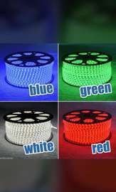 Ruban LED multicolore flexible bleu vert rouge blanc