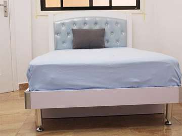 CHAMBRE A COUCHER ENFANT BLEU CLAIR/BLAN