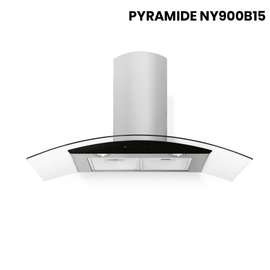 HOTTE DE CUISINE EMIRATE ENCASTRABLE 90X60 GRIS PYRAMIDE