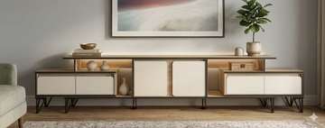 Meuble TV Design en Bois – 1m60