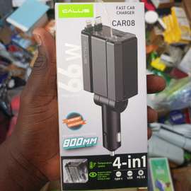 CALUS Chargeur de voiture rapide 4-en-1 CAR06 - 66W