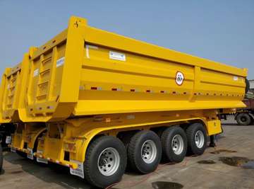 Semi Remorque Benne Sinotruk Howo 4 Essieux