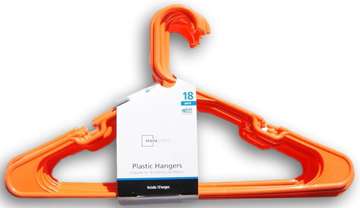 Pack de 18 cintres en plastiques