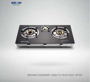 Bruhm Cuisiniere Table 3-Feux BGC-BT3G