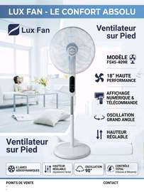 Ventilateur 18 pouces avec commande
