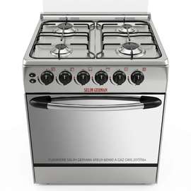 CUISINIERE SELIM GERMAA 4FEUX 60X60 A GAZ GRIS