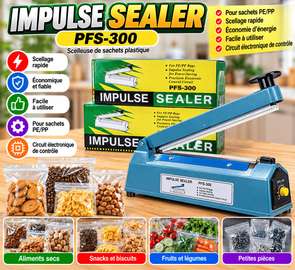 Soudeuse de Sachets PFS-300 – Machine à Sceller
