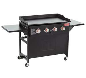 Plancha grill à gaz 4 brûleurs