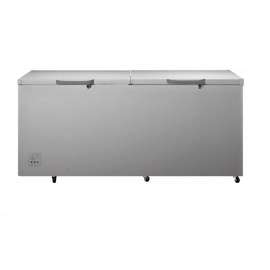Congélateur 2 portes grande capacité 660l avec roulettes