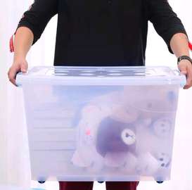 Box transparent 80l