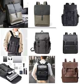 Sacs à dos en cuir multifonction pour ordinateur portable