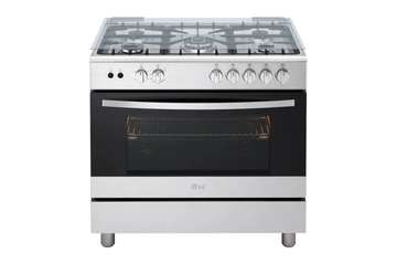CUISINIERE 5FEUX LG 90X60 GRIS FA415RMA