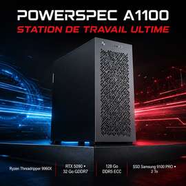 - STATION DE TRAVAIL ULTIME RTX 5090 de 32 Gb dédié ddr7