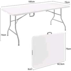 Table dressée 1m80 pliable