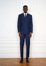 Costume ajusté style classique moderne