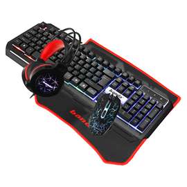 Casque Gamer BANDA G11 avec Clavier Souris et Tapis