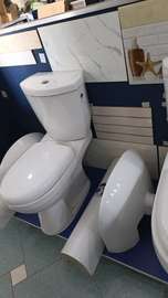 Ensemble salle de bain blanc Golden Diamond Gorde S-Trap Set