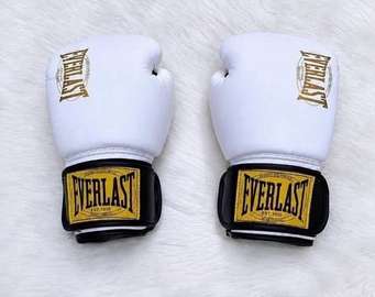 Gants de boxe Everlast EST. 1910 Worldwide – Blancs