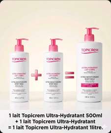 Topicrem Lait ultra-hydratant 1000ml (1kg)