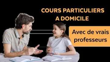 Cours particuliers à domicile enfants tous niveaux