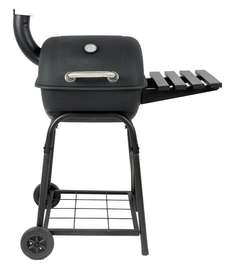 Barbecue à charbon avec des roues