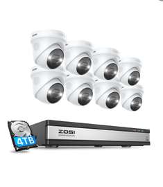 Camera de surveillance POE-NVR 8 canaux avec 8 caméras 4To