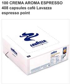100 capsules LAVAZZA ESPRESSO POINT N°408
