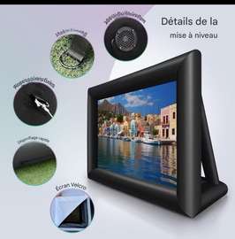location vidéos  et écran de projecteur gonflable