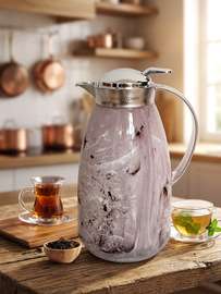Carafe isotherme 1L design marbré élégante