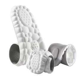 Semelles sport mousse mémoire gel bleu ajustables