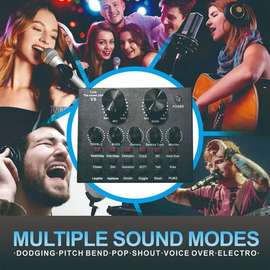 Carte Son V8 externe  mixeur audio multifonction