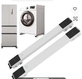 Barres stabilisatrices lave-linge blanches robustes