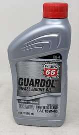 15W40 Guardol Diesel Oil Quart caise de 12 unites