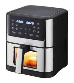 AIR FRYER YAKI 8LITRES MULTIFONCTION DIGITAL NOIR GRIS