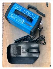Poste à souder électrique HOBBY 150 compact bleu noir