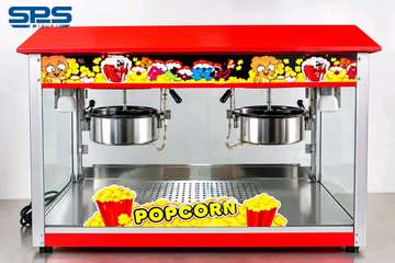 Machine pop corn et pop corn double four et à gaz