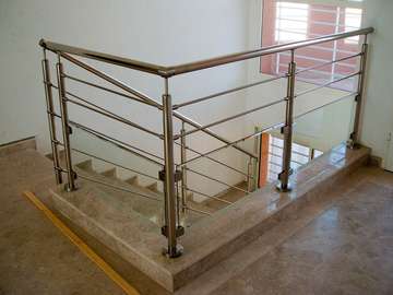 Rampe escalier en Inox