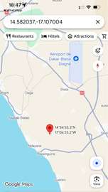 Terrain Ndayane 300m2 (TF OK + BAIL en cours)