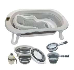 ENSEMBLE BAIN BEBE ET COUFFIN AVEC MOUSTIQUAIRE BEBE