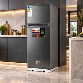 REFRIGERATEUR ASTECH 2PORTES GM GRIS FP270OG