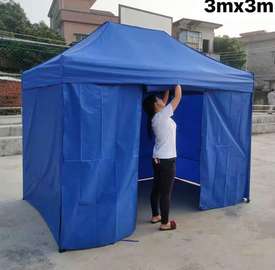 Tente Pliante 3x3 m avec Paroi Latérale