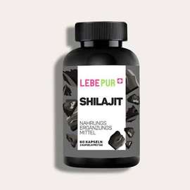 Lebepur Shilajit 60 capsules énergie et vitalité