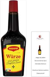 Maggi Würze Sauce 800ml Assaisonnement Universel