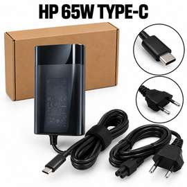 HP 65W chargeur Type-C noir compatible HP
